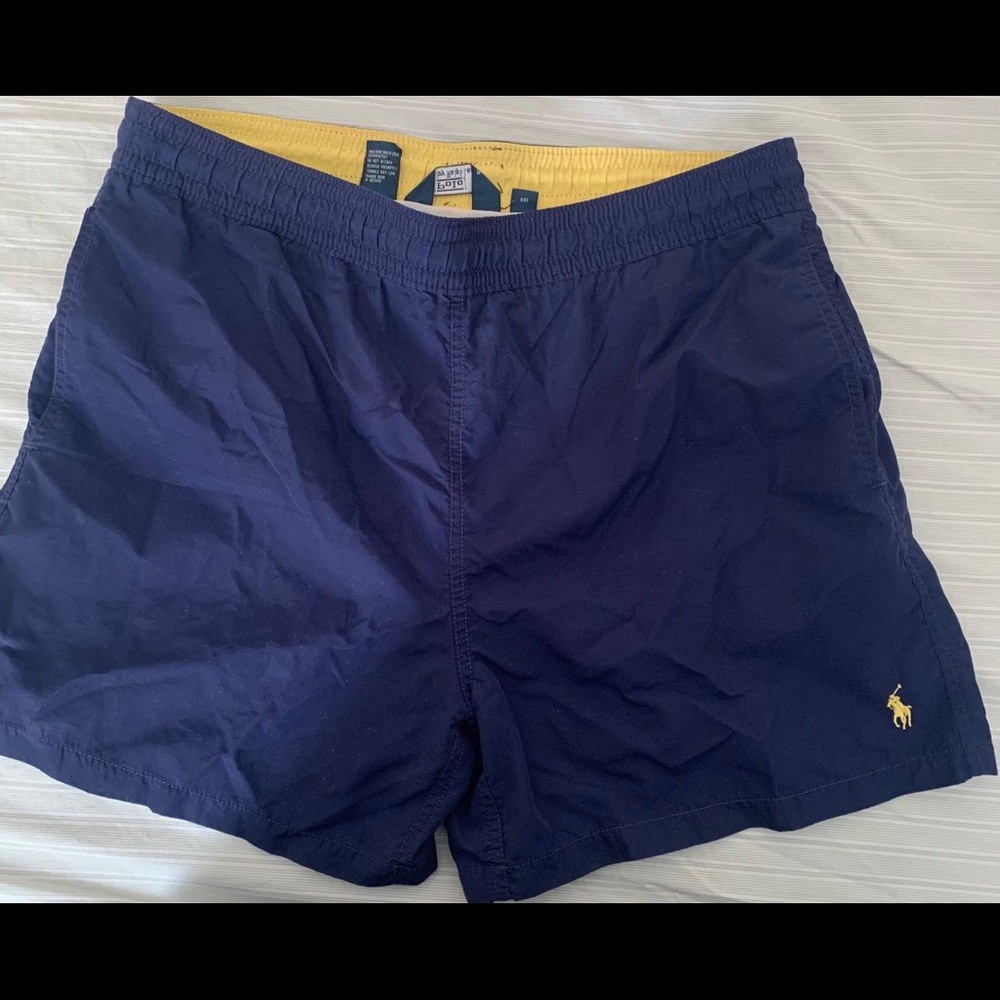 Navy blue Polo swim shorts